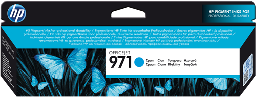 HP 971 cyan ink cartridge