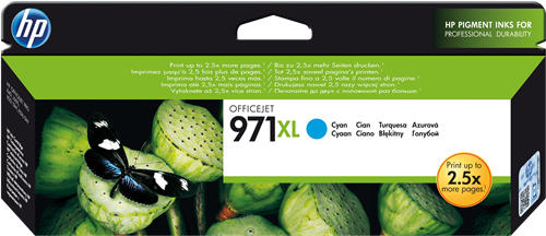 HP 971 XL cyan ink cartridge