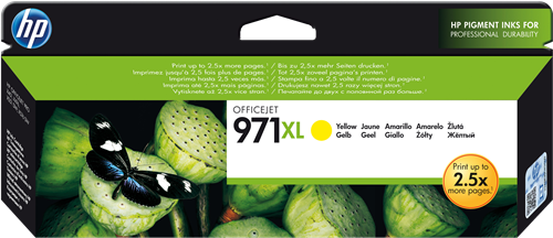 HP 971 XL yellow ink cartridge