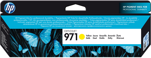 HP 971 yellow ink cartridge