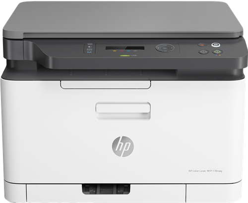 HP Color Laser MFP 178nwg Multifunction Printer Gray / White