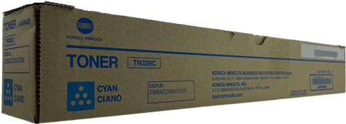 Konica Minolta TN328C cyan toner