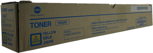 Konica Minolta TN328Y yellow toner