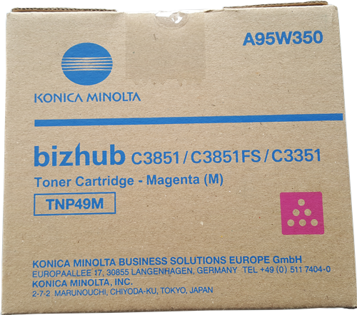 Konica Minolta TNP49M magenta toner