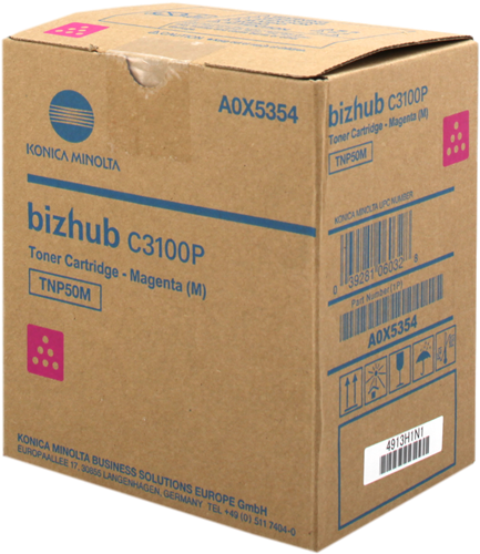 Konica Minolta TNP50M magenta toner