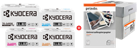 Kyocera TK-5490 MCVP black / cyan / magenta / yellow / White value pack