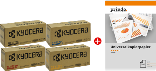 Kyocera TK-5270 MCVP 01 black / cyan / magenta / yellow value pack