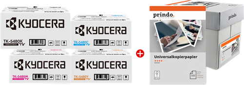 Kyocera TK-5480 MCVP black / cyan / magenta / yellow / White value pack