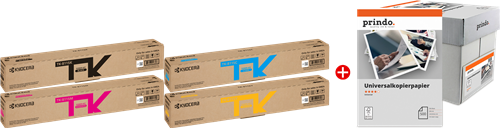 Kyocera TK-8115 MCVP 01 black / cyan / magenta / yellow / White value pack