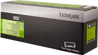 Lexmark 502 black toner