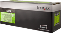 Lexmark 502X black toner