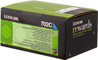 Lexmark 702C cyan toner