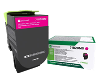 Lexmark 71B20M0 magenta toner