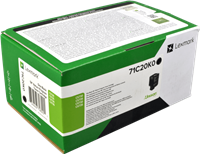 Lexmark 71C20K0 black toner