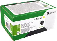 Lexmark 71C20Y0 yellow toner