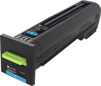 Lexmark 72K20C0 cyan toner