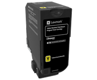 Lexmark 74C2SY0 yellow toner