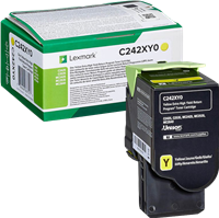 Lexmark C242XY0 yellow toner