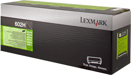 Lexmark 602H black toner