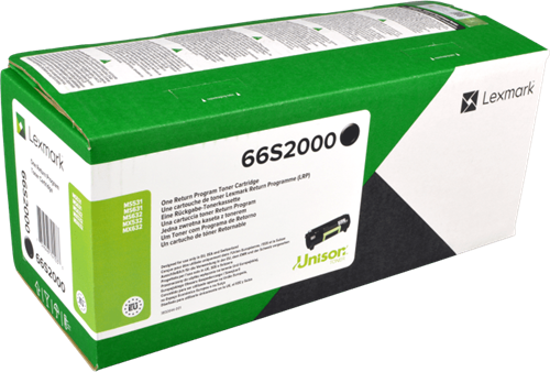 Lexmark 66S2000 black toner
