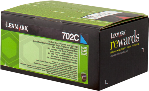 Lexmark 702C cyan toner