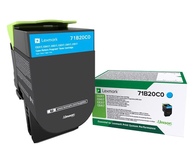 Lexmark 71B20C0 cyan toner
