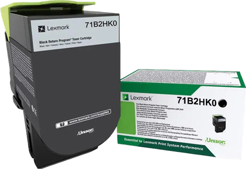 Lexmark 71B2HK0 black toner