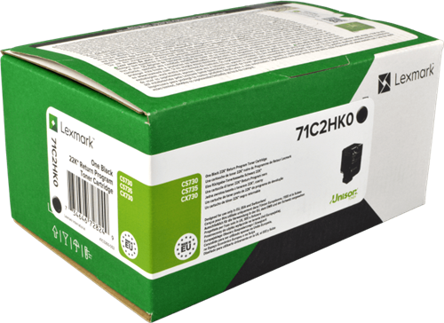 Lexmark 71C2HK0 black toner