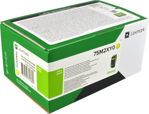 Lexmark 75M2XY0 yellow toner