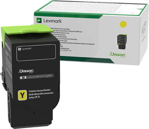 Lexmark 78C20Y0 yellow toner