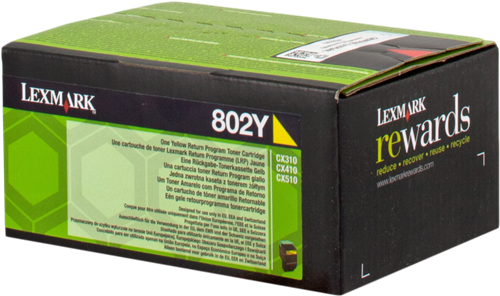 Lexmark 802Y yellow toner