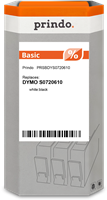 Prindo Basic tape white on black