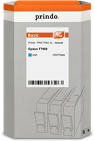 Prindo Basic XL cyan ink cartridge