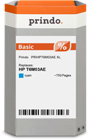 Prindo Basic XL cyan ink cartridge