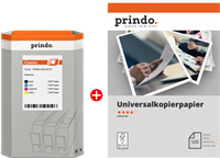 Prindo Classic black / cyan / magenta / yellow / White value pack