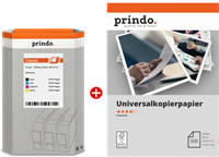 Prindo Classic XL black / cyan / magenta / yellow / White value pack