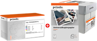 Prindo Classic XL black / cyan / magenta / yellow / White value pack