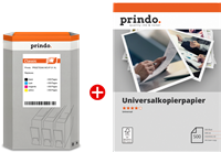Prindo Classic XL black / cyan / magenta / yellow / White value pack