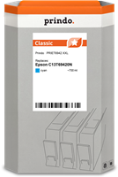 Prindo Classic XXL cyan ink cartridge