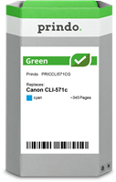 Prindo Green cyan ink cartridge