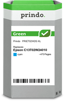 Prindo Green XL cyan ink cartridge