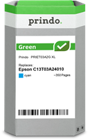 Prindo Green XL cyan ink cartridge
