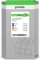 Prindo Green XL multipack black / black / cyan / magenta / yellow