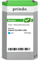 Prindo Green XXL cyan ink cartridge
