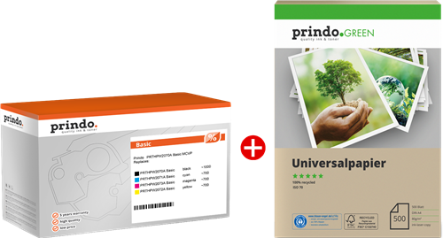 Prindo Basic black / cyan / magenta / yellow value pack
