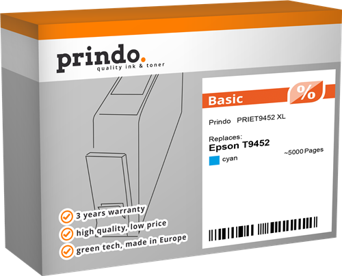 Prindo Basic XL cyan ink cartridge