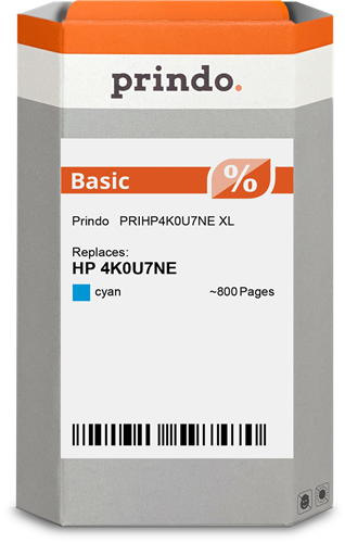 Prindo Basic XL cyan ink cartridge