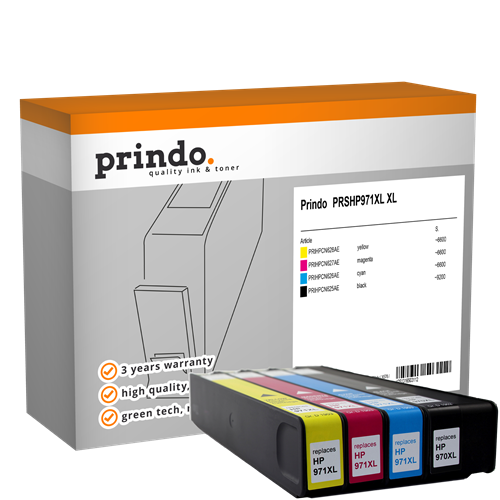 Prindo Basic XL multipack black / cyan / magenta / yellow