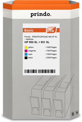 Prindo Basic XL multipack black / cyan / magenta / yellow