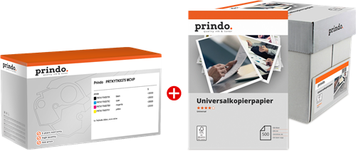 Prindo Classic black / cyan / magenta / yellow / White value pack
